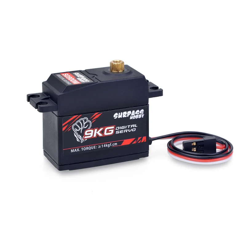 SURPASS Hobby S0900M Metal Gear 14KG Digital Servo for RC Airplane Robot 1/10 1/8 RC Monster Car Boat Duct Plane