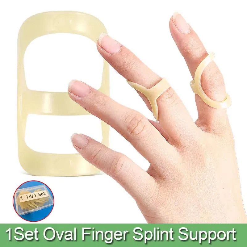 

1Set Oval Finger Splint Support Reduce Soreness Waterproof Finger Support Protector Hand Finger Joint Stabilizer for Arthritis