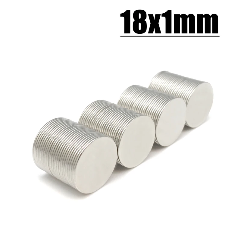 18*1mm Magnet 20-500pcs N35 NdFeB Permanent Magnetic Imanes Neodymium Magnet Fridge Magnets 18x1mm Magnet Accessory