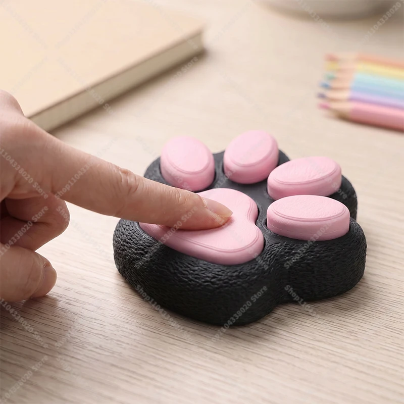 3D Prited Animal Paw Shaped Clicker  Cute Stress Relief Fidget Model