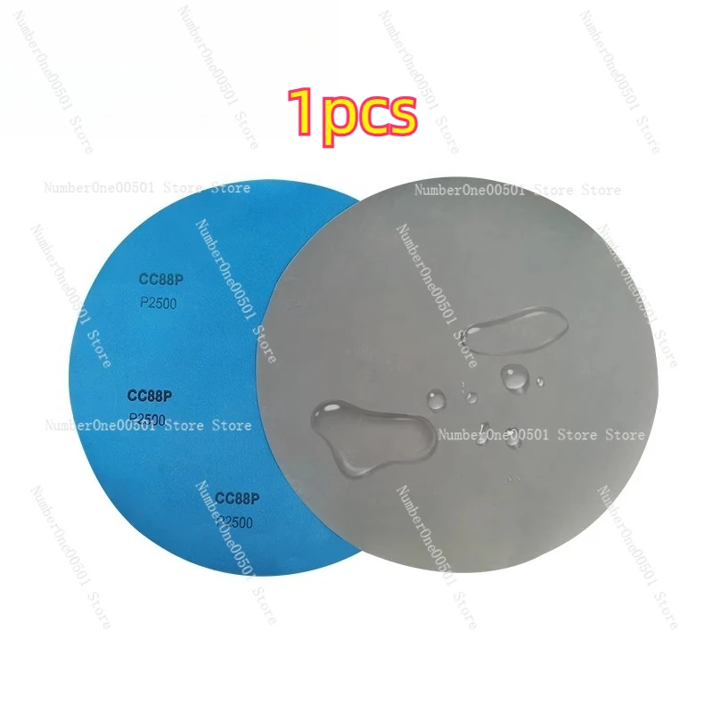 

1pcs Industrial Metallographic Waterproof Sandpaper Silicon Carbide 230mm Round Adhesive Back for Sample Polishing Grinding