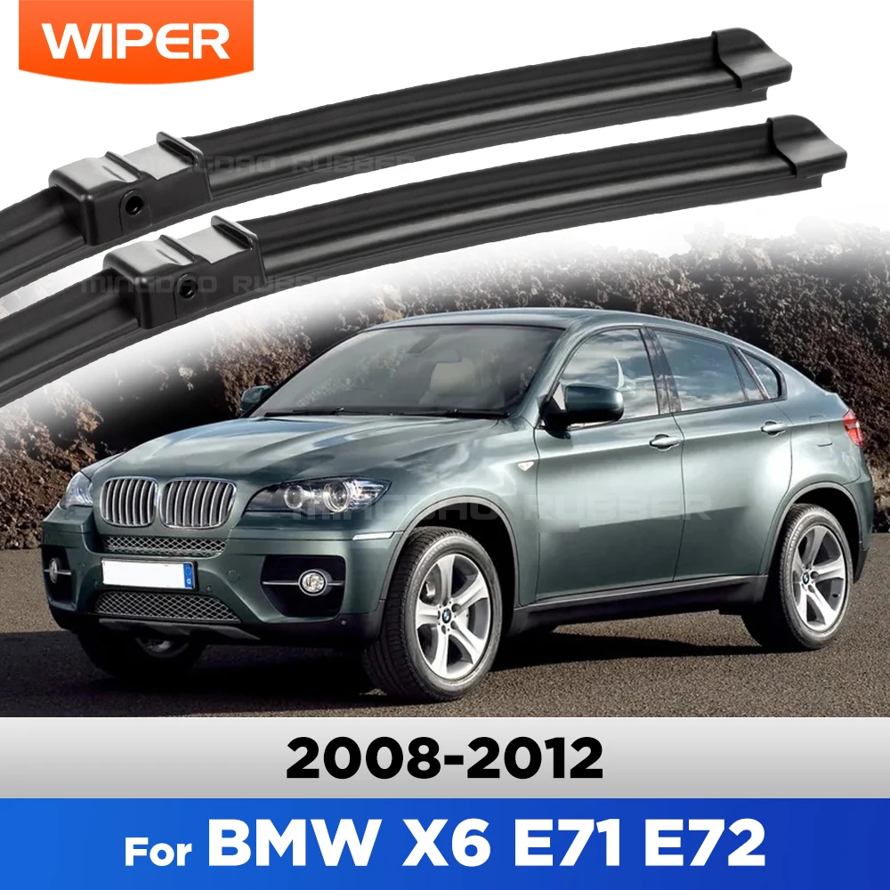 

Тихие и всесезонные передние щетки стеклоочистителя для BMW X6 E71 E72 2008-2012 2009 2010 2011 CREATROAD дворники 24 "+ 20"