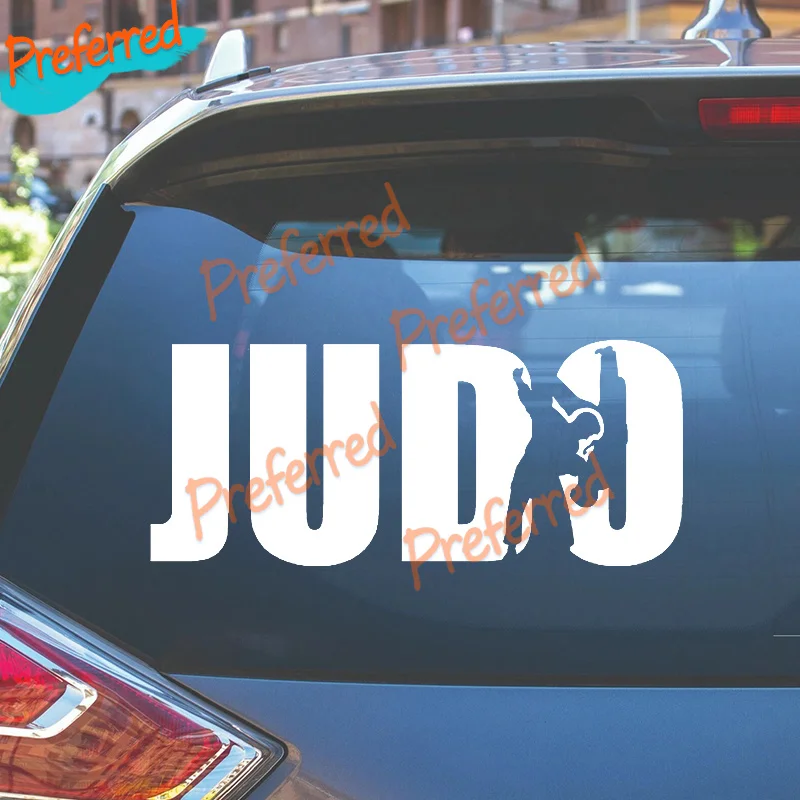 2x Aufkleber Judo Sticker, Vinyl Car Stic  Ker Car Decal Martial Arts Sticker - Customizable in Any Sticker Size