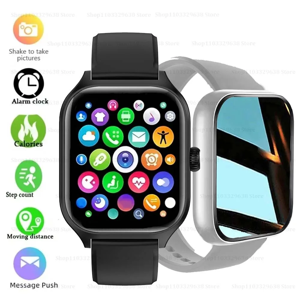 

New Classic Plus Smartwatch For Men Android IOS 2.01 HD Screen Bluetooth Call Blood Oxygen Pressure Monitoring Smart Watch Women