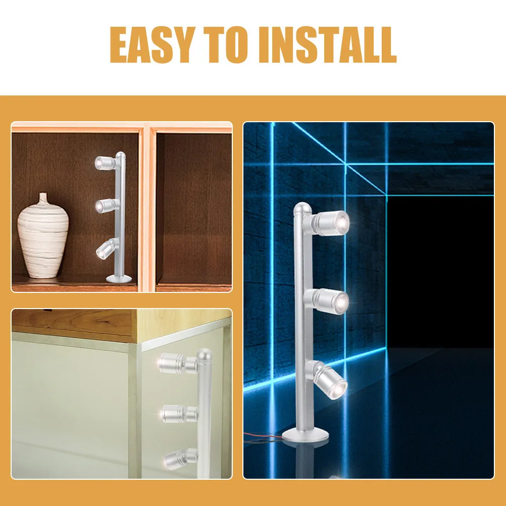 LED Spotlight for Jewelry Display Cabinets Wine Shelves Art Wall Pictures Accent Lighting Aluminum Indoor Showcase Spot Light