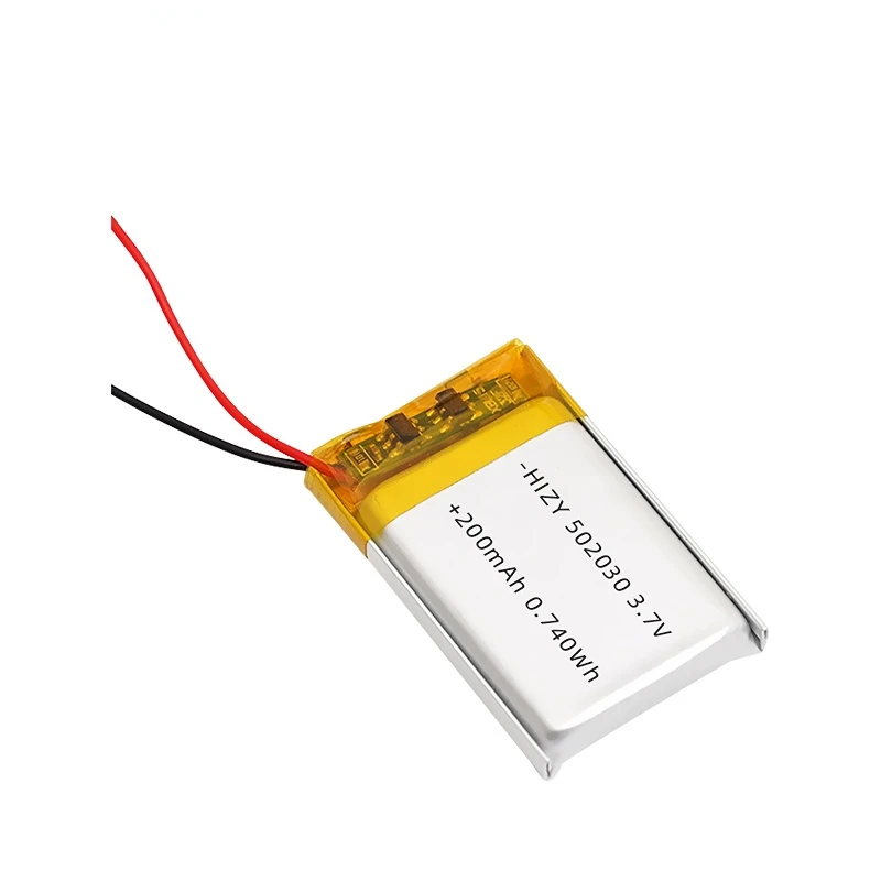 Ultra Thin 502030 3.7V 200mah Small Lithium Polymer Battery for Earphone