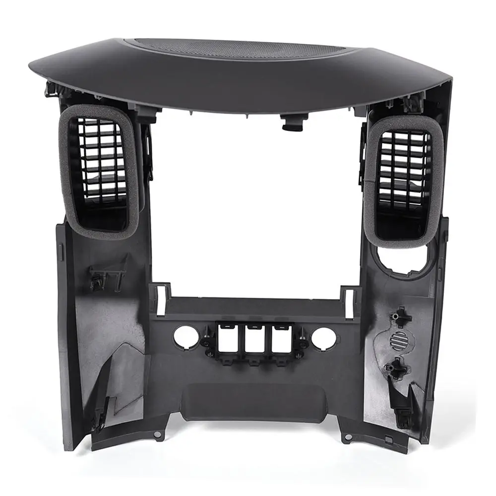 Center Console Air Conditioning Panel Suitable for Nissan Titan Se Le 2004-2006, Suitable for Nissan Armada Se Le 2005-2006, Gray, Center Console Radio Air Conditioning Panel, with Audio Ports
