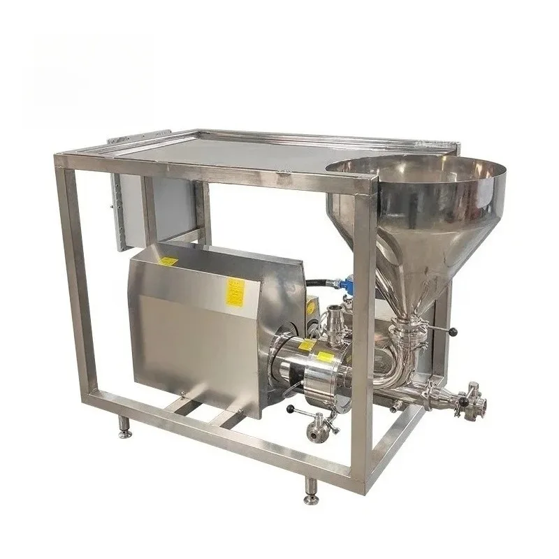 Stainless steel in-line high shear liquid powder mixer Batch Homogenizer Emulsifier Mixer Xanthan Gum Powder Liquid Mixer