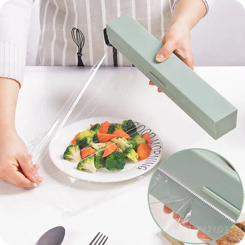 Wrap Dispenser Multipurpose Durable Innovative Highly Rated Reliable Trending Kitchen Wrap Cutter Essential Kitchen Accessory