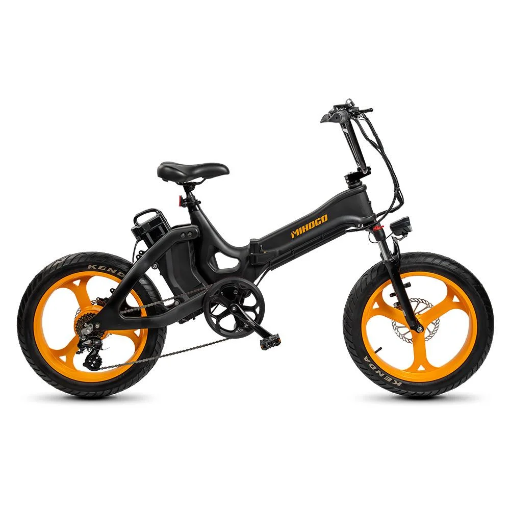Mihogo Lx Pro دراجة كهربائية للكبار 500 وات دراجة كهربائية للمدينة 12.75 + 12.4 Ah 2eszı دراجة كهربائية قابلة للطي دراجة كهربائية جبلية بإطارات عريضة 20 بوصة
