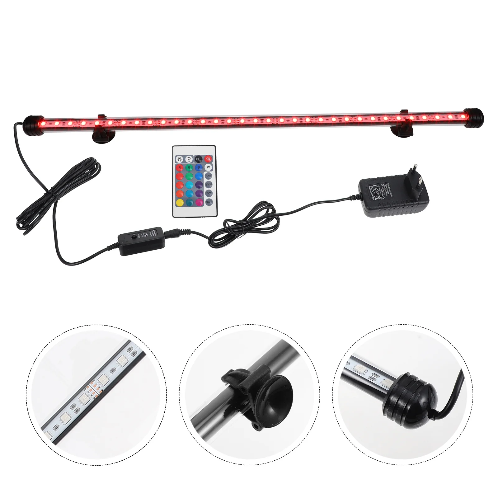 

Aquarium LED Fish Tank Light Premium Waterproof Acrylic Submersible Lighting Lamp Aquarium Landscaping Decor Eu Plug