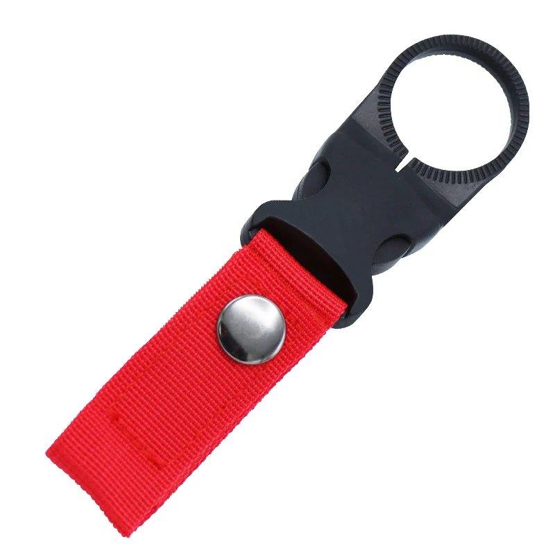 Gurtband Wasserflaschenhalter Klettern Karabiner Gürtel Rucksack Aufhänger Haken Clip Multifunktions Wasserflasche Nylon Schnalle Haken Clip