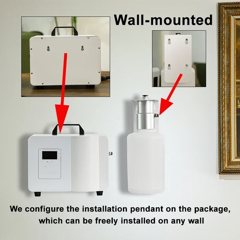 Namste 커버 스마트 블루투스 제어 향기 디퓨저, 호텔 상업용 향수 디퓨저 기계, 가정용 Hvac 시스템 디퓨저, 10000 M³