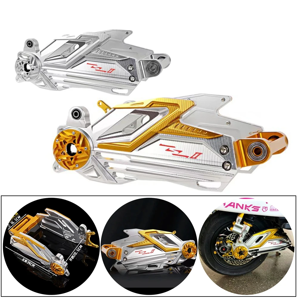 CNC Aluminum RS8 Divine Shield Solid Flat Fork Electric Scooter Swing Arm For Niu N1S/NQI/NGT Ninebot N70/M85 N/M Serie Modify