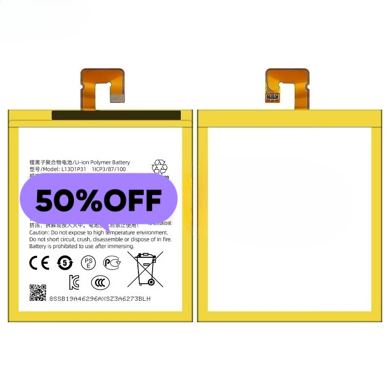 L13D1P31 for Lenovo S5000/Tab3/Tab2/Tab7/A7-50 Tablet Battery High Quality High Capacity Battery Replacement Bateria Grade A Cel