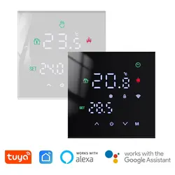 MINCO HEAT Temperature Controller Tuya WiFi termostato 3A 16A Display LCD Touch Screen per acqua/pavimento elettrico/caldaia a Gas