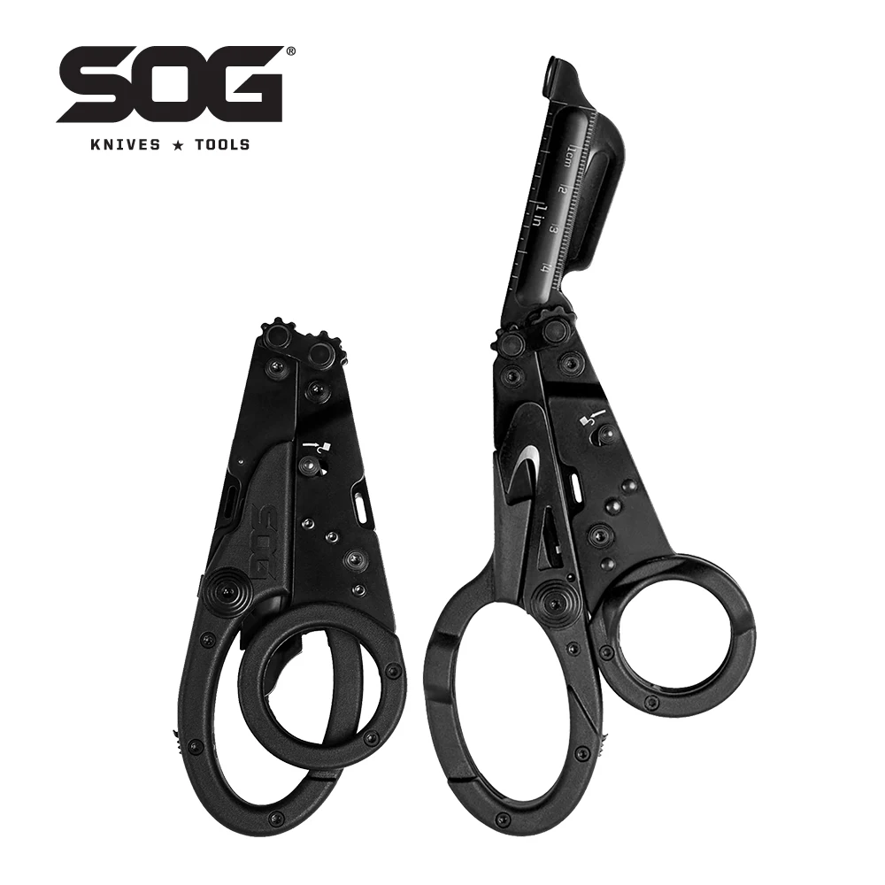 

SOG 11 IN 1 PARASHEARS Tactical Multifunction Folding Scissors Portable EDC Handtools Multitool Outdoor Survival Shear Emergency