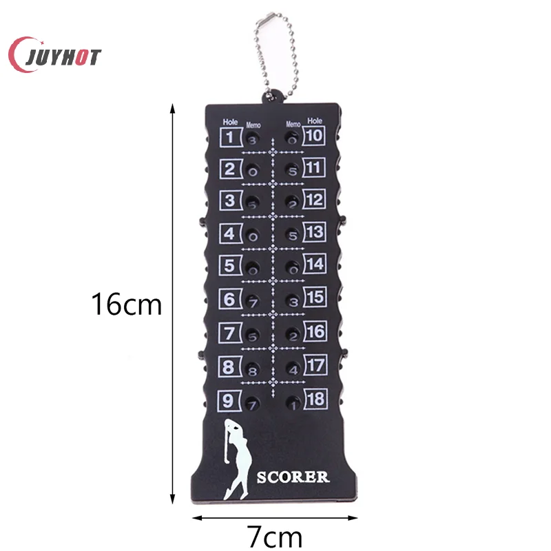 لوحة النتائج المحمولة عداد الغولف مع ستارة حبة ، شريط 18 حفرة