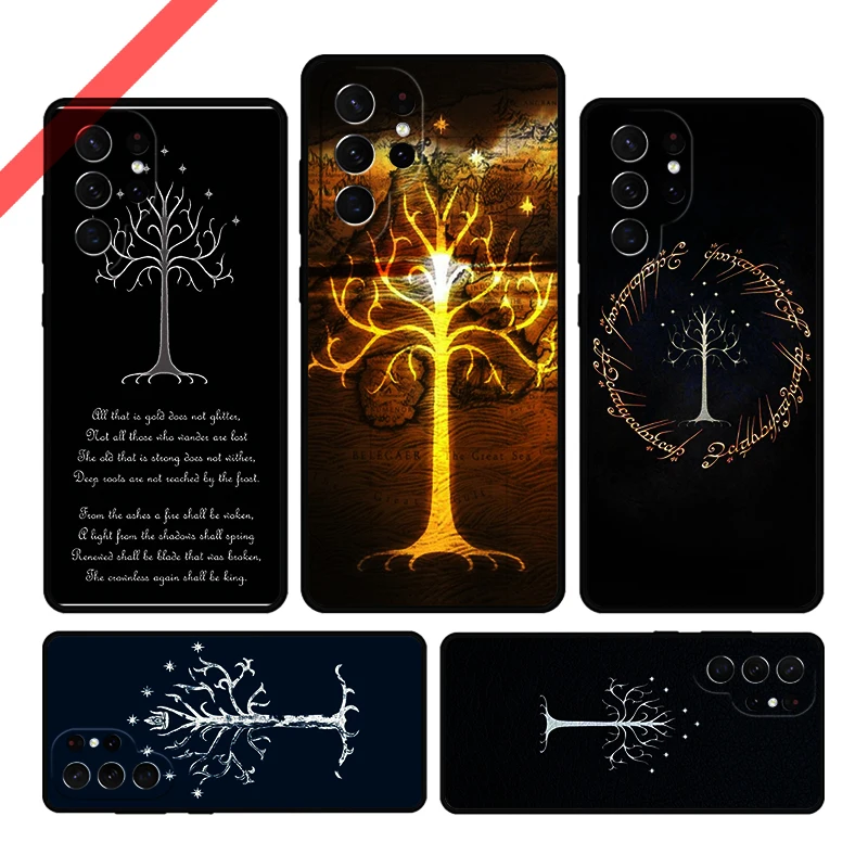 Tree Of Gondor Lotrs Phone Case For Samsung Galaxy S20 FE S21 S10 S23 Plus S24 S22 Ultra Coque Note20 Note10 S9 S8 Cover Capa