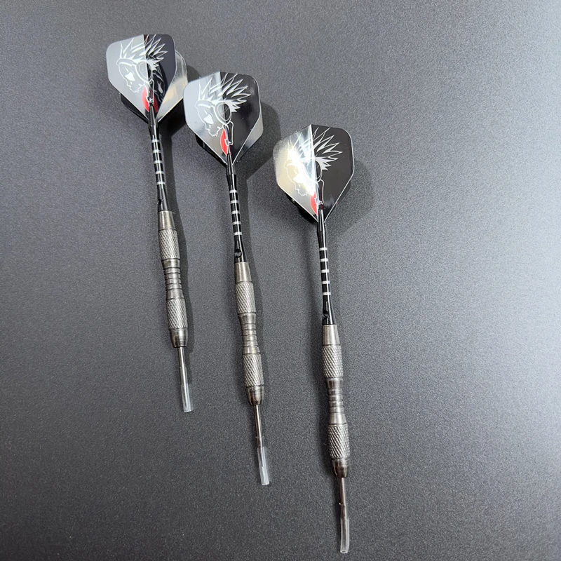 3pcs/Set Metal High-grade Imitation Tungsten Steel Needle Darts 20g Professional Competition Training Black Aluminum Rod Plastic