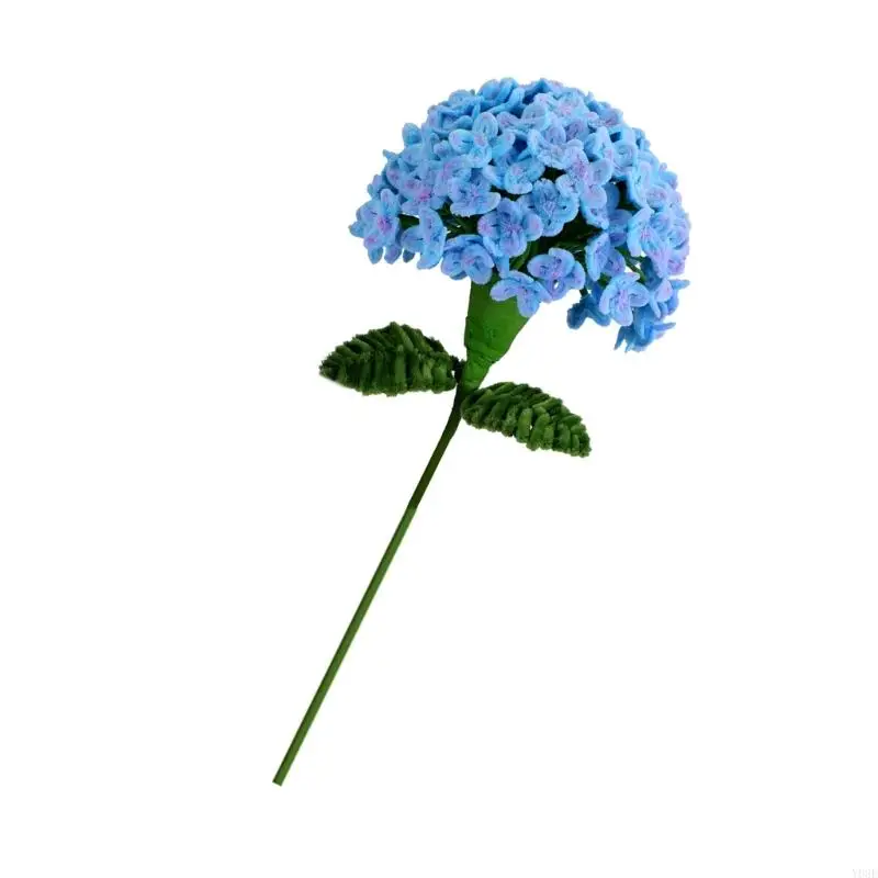 Handmade Pipe Cleaners Bouquets with Instruction for Wedding Flower Arrangements Y08E view 4