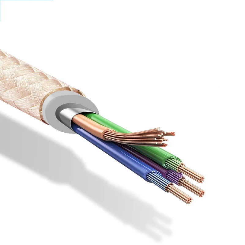마이크로 USB 케이블 고속 충전 금속 편조 데이터 동기화 와이어, 샤오미 레드미 7 7A 화웨이 P 스마트 플러스 Y9 2019 Y8S Y6P 용, 5V 2.4A