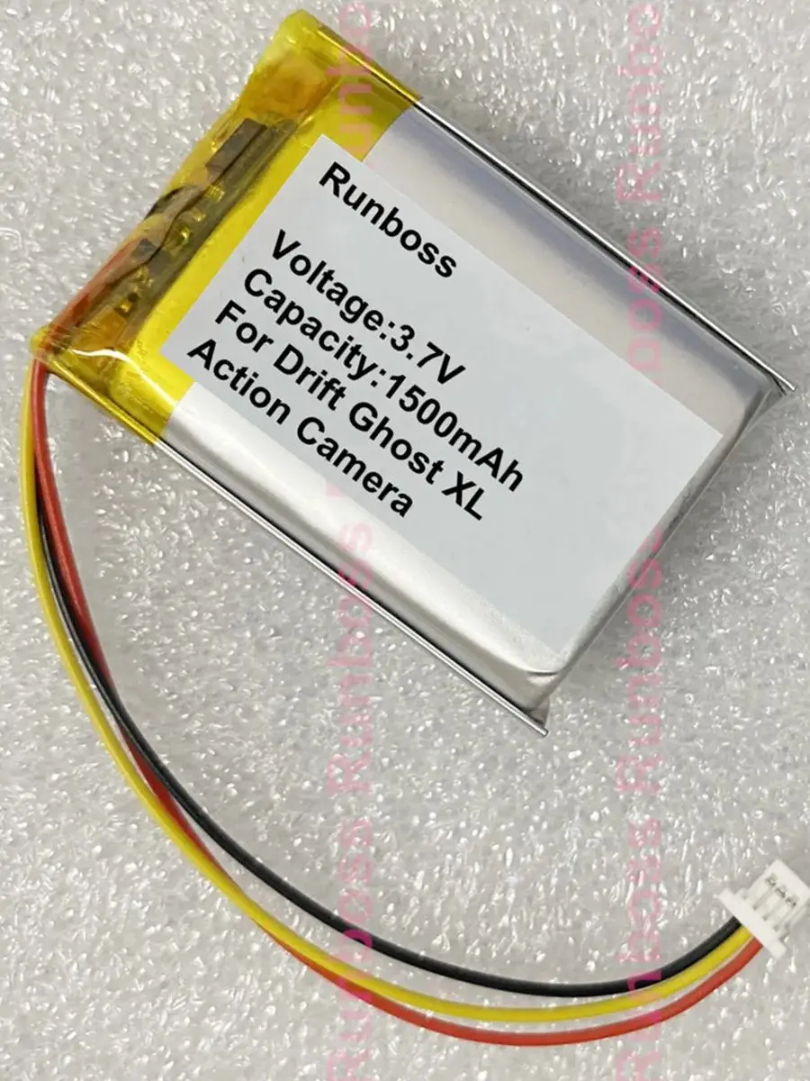 AliExpress Runboss 3.7V 1500mAh Battery For Drift Ghost XL Action Camera Sport Motorcycle Bike Bicycle Helmet