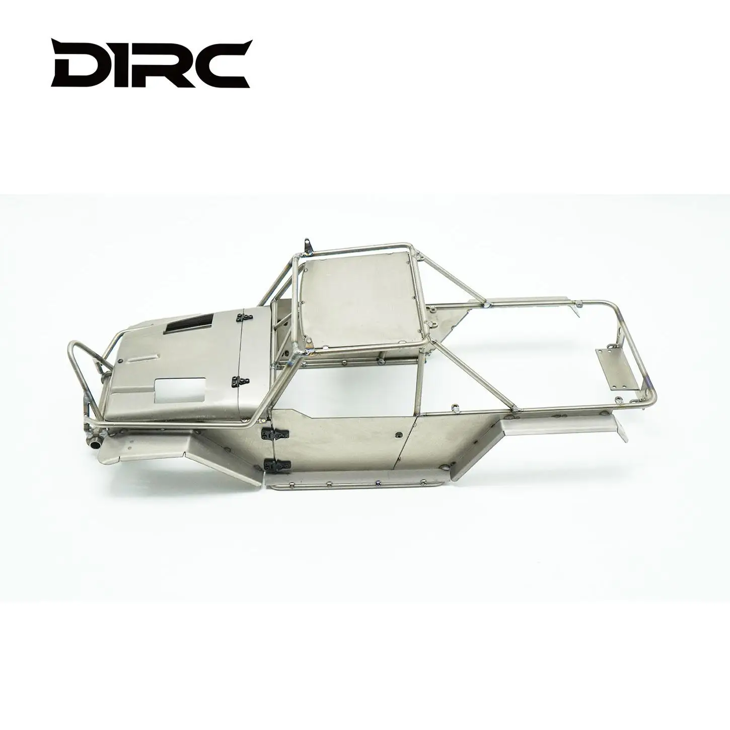 D1RC all titanium pipe frame rainforest tank Toyota FJ45 TRX4 frame titanium alloy car shell for RC car