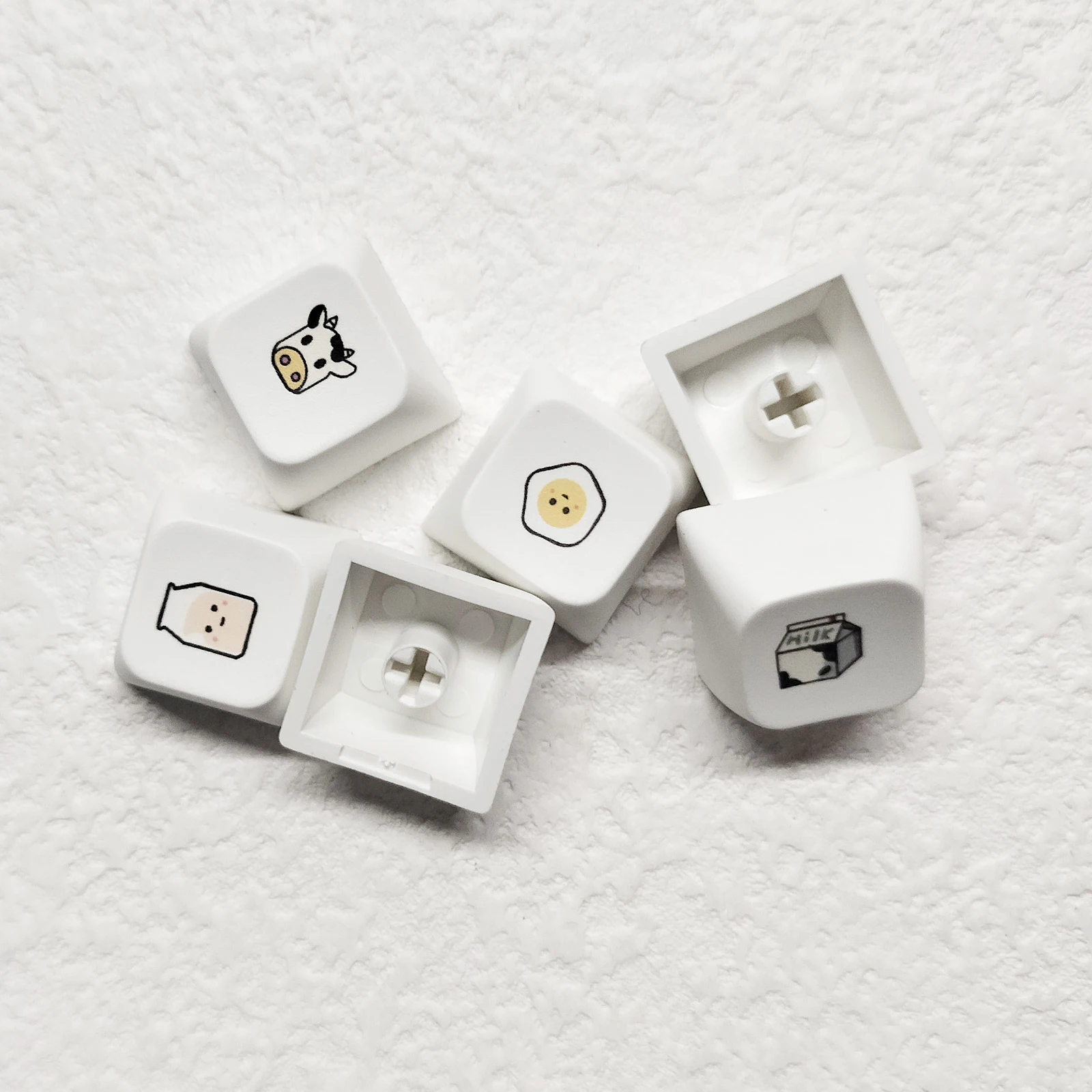 Minimalist สีขาว PBT Keycaps 120 คีย์เกาหลีสเปนภาษาอังกฤษที่พูดได้หลายภาษา XDA โปรไฟล์สําหรับแป้นพิมพ์เครื่องกลแป้นพิมพ์แม่เหล็ก