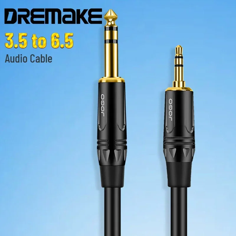 

3.5mm To 6.35mm Adapter Audio Cable Male To Male for Amplifier,MP3/MP4 Player, Smartphones 1/8 Inch To 1/4 Inch Jack