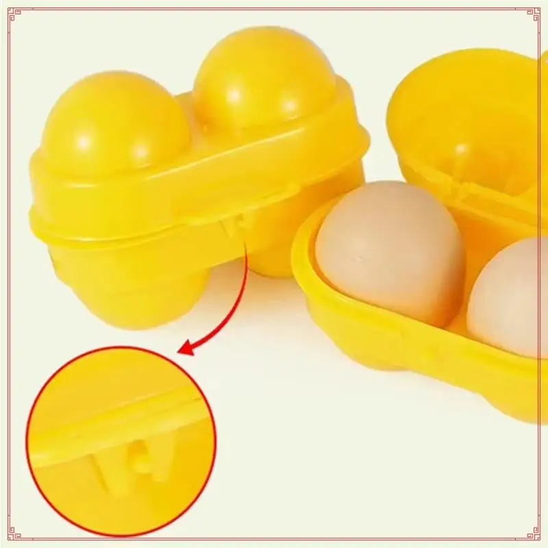 Portable Handheld Egg Storage Box Container Withhandle Foroutdoor Camping & Picnic