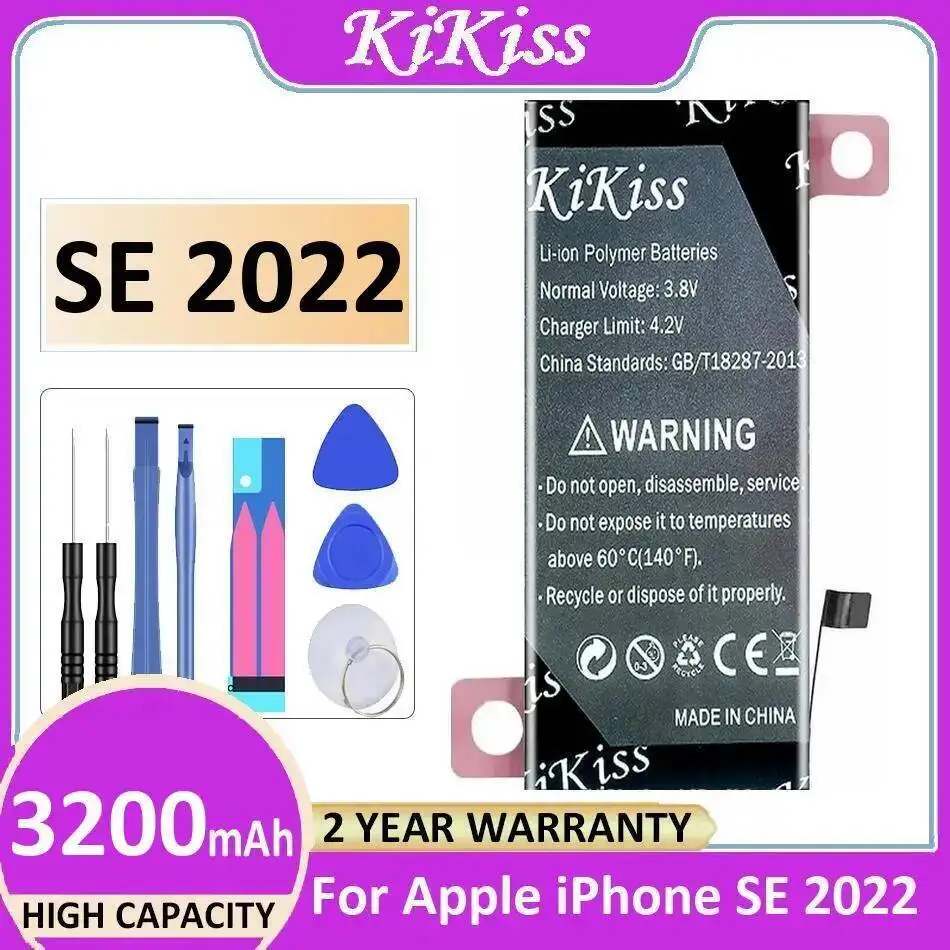 

Долговечная производительность 3200 мАч для Apple Iphone SE 2022, стабильная батарея для мобильного телефона