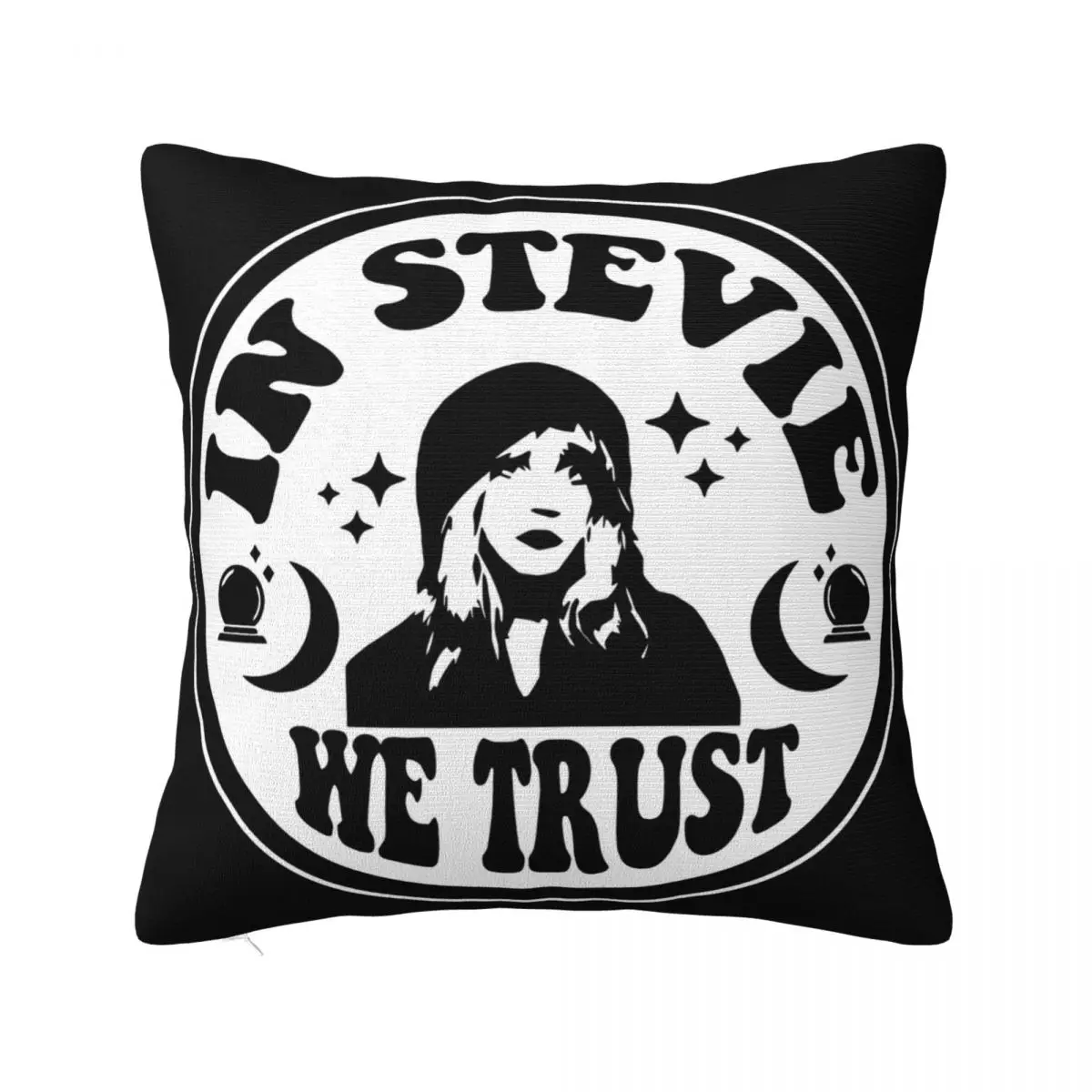 Inspired By Stevie Nicks In Stevie We Trust More Colors Woman Comfortable Gift Great Quality Mens Text Pillow Case