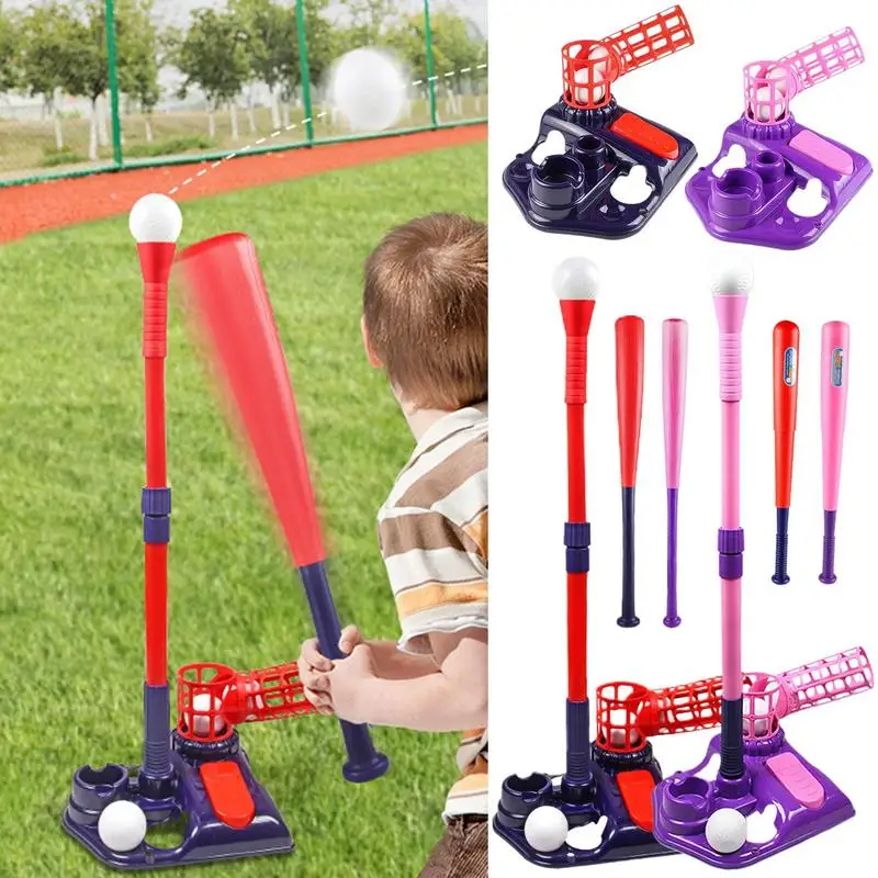 Pitching Machine Baseballs Multifunctional Youth Baseball Pitcher Backyard Training Sport Set Practice Machine For Kids And