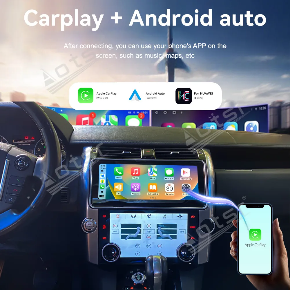 Android15 Car Radio Bluetooth For Land Rover Discovery 4 2010-2016 Wifi Carplay Video Central Multimedia Player Stereo Head Unit