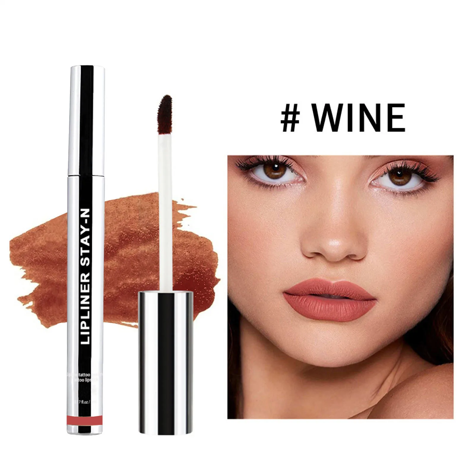 Detachable Lip Liner Long Lasting Lip Stain Peel Lip Liner Peel Off Lip Stain Longwear And Pigmented Lip Pencil Natural Lip