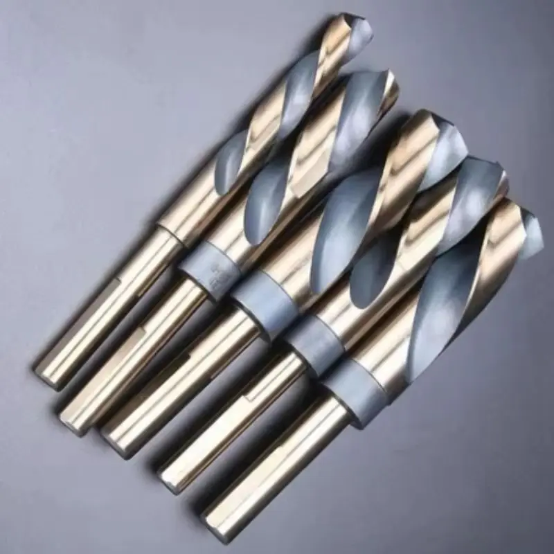 150mm HSS Twist Drill Bit Set Reduced Shank 15/16/17mm 0.39-1/2 Inch Stainless Steel Metal Drilling Bit Set for Industrial Use