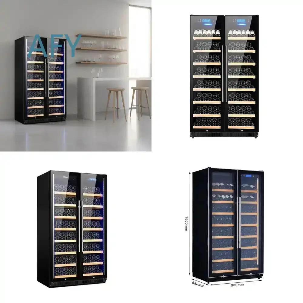 Luxury Coffee Wine Bar Cabinet for 860L Capacity Computerized Compressor Refrigerator for Wine Cooler for 320 BOTTLES kitchen