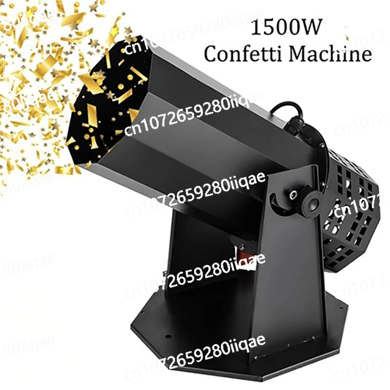 1500W Professional Confetti Machine Launcher Confetti Remote Control  for DJ Special Event Parties Club Wedding Stage Light