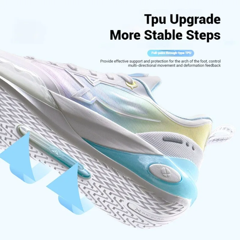 Xtep Qingxi Basketball Shoes For Men 2025 Spring Combat Wear-Resistant Sports Shoes Outdoor Guards Rebound Sneakers 875119120003