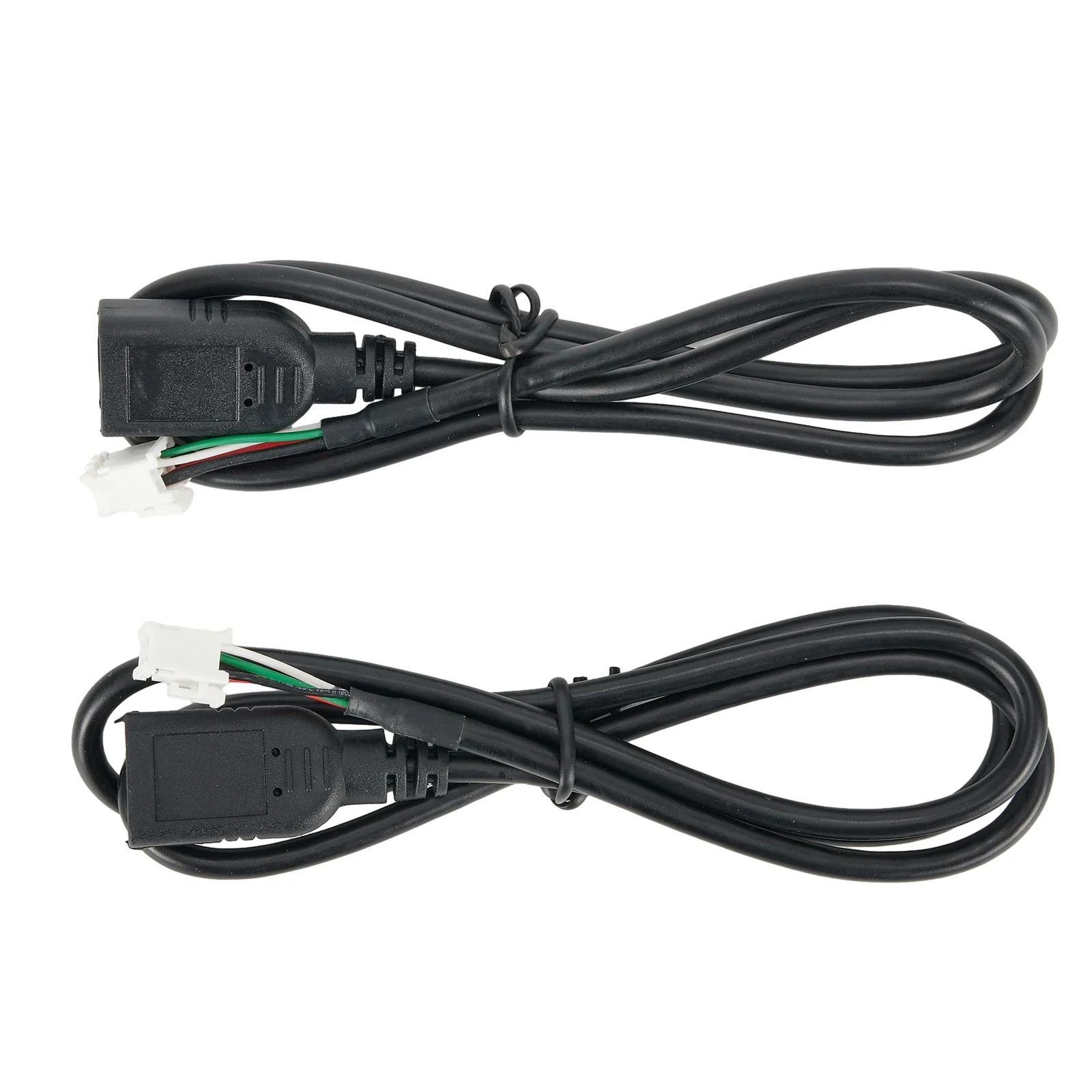 

2*Car USB Cable Adapter Connector Extension Cable Adapter Black Car Radio Stereo Auto Accessories Parts