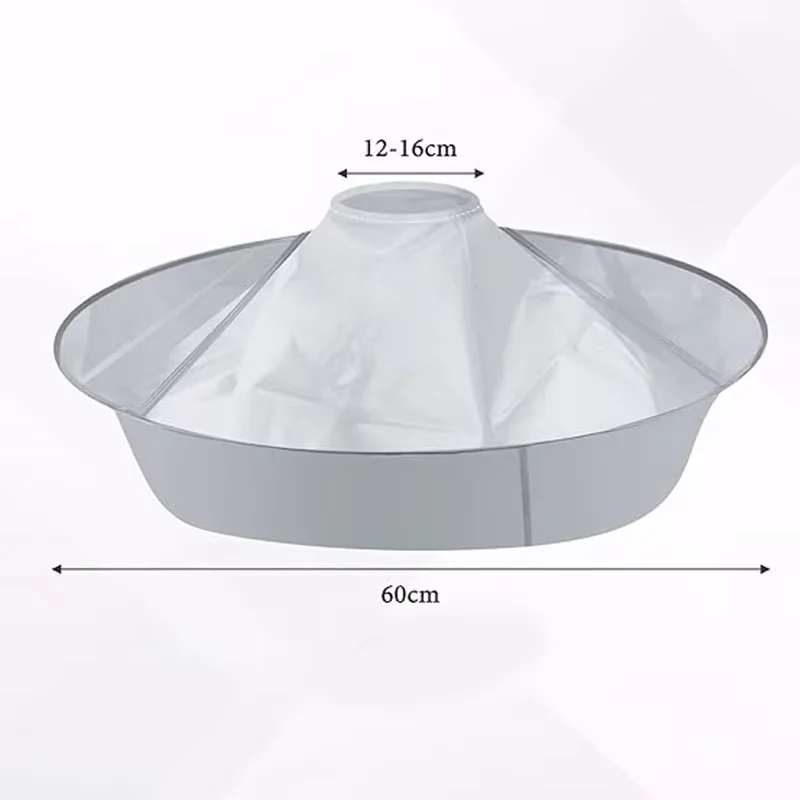 Reusable Hair Cutting Cape Umbrella Waterproof Barber Cloak for Haircut Coloring Hair Clippings Catcher view 3