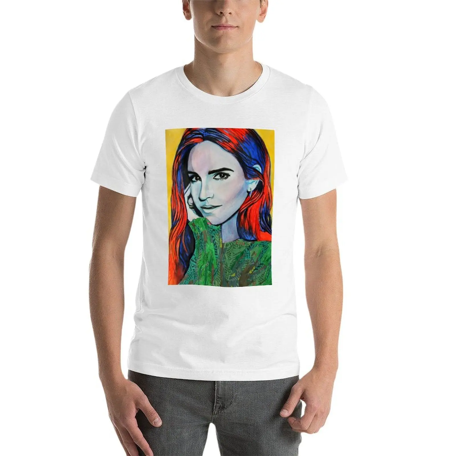 قميص قطن إيما رجل رجل عالي الجودة واتسون 100% تي شيرت قطن رجالي فاخر تي شيرت #4