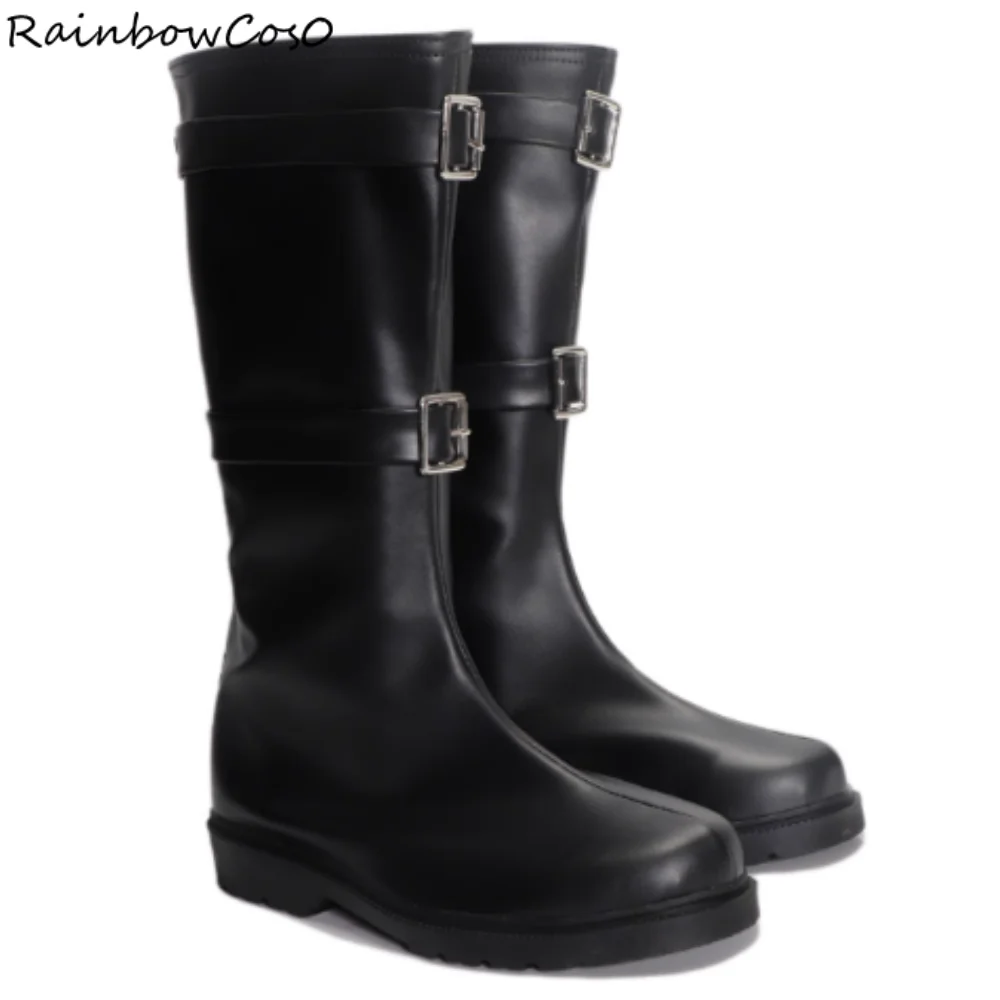 Sephiroth Final Fantasy VII Cosplay Shoes Boots Game Anime Party Halloween RainbowCos0 W5240