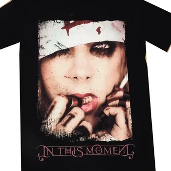 이 순간 밴드 블랙 티셔츠, 반팔, 모든 사이즈, S ~ 5Xl 95 