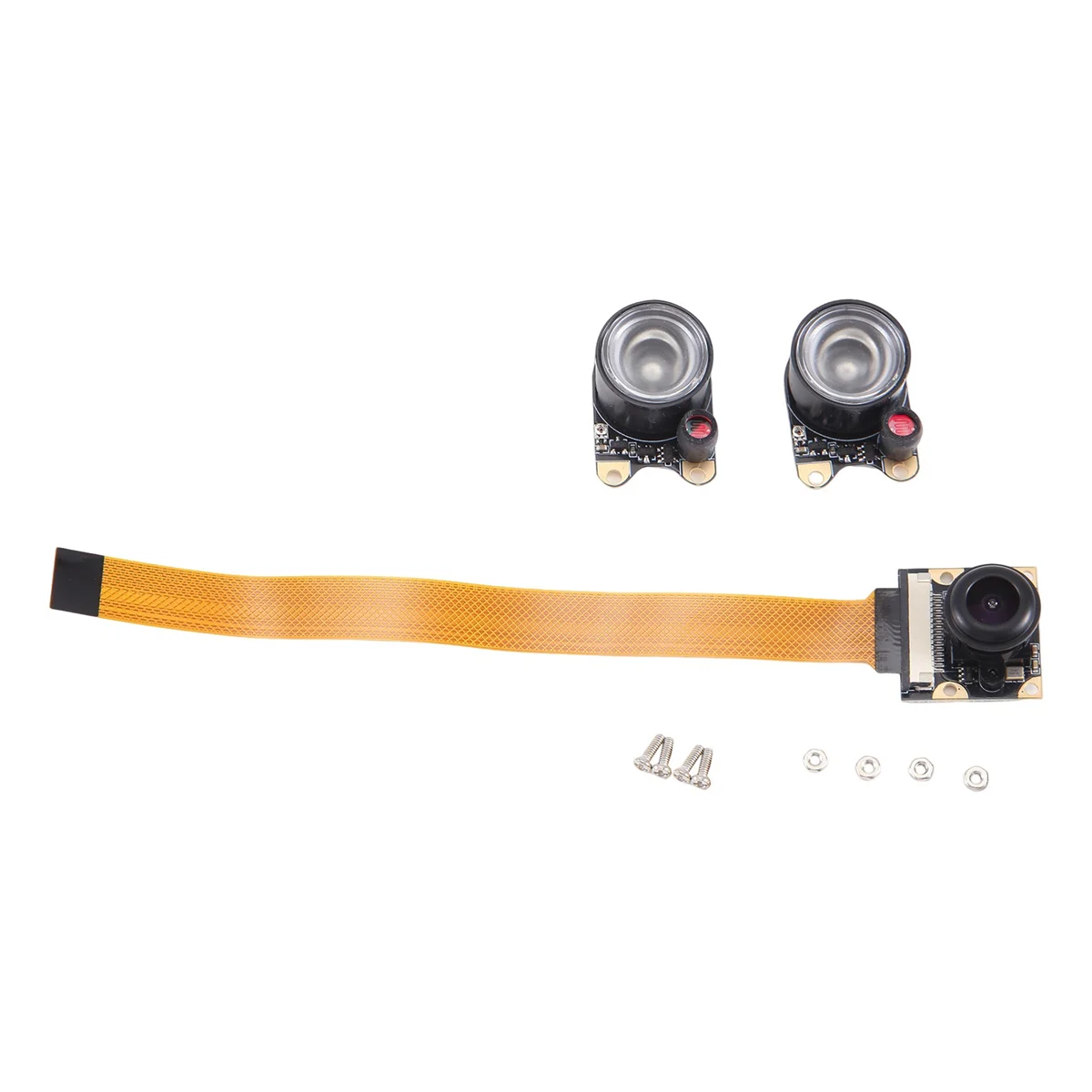 Fashion For Raspberry Pi 5/Zero/2W/W Camera Day and Night Vision Adjustable Focus Module, OV5647 5MP 1080P 130° Viewing Angle