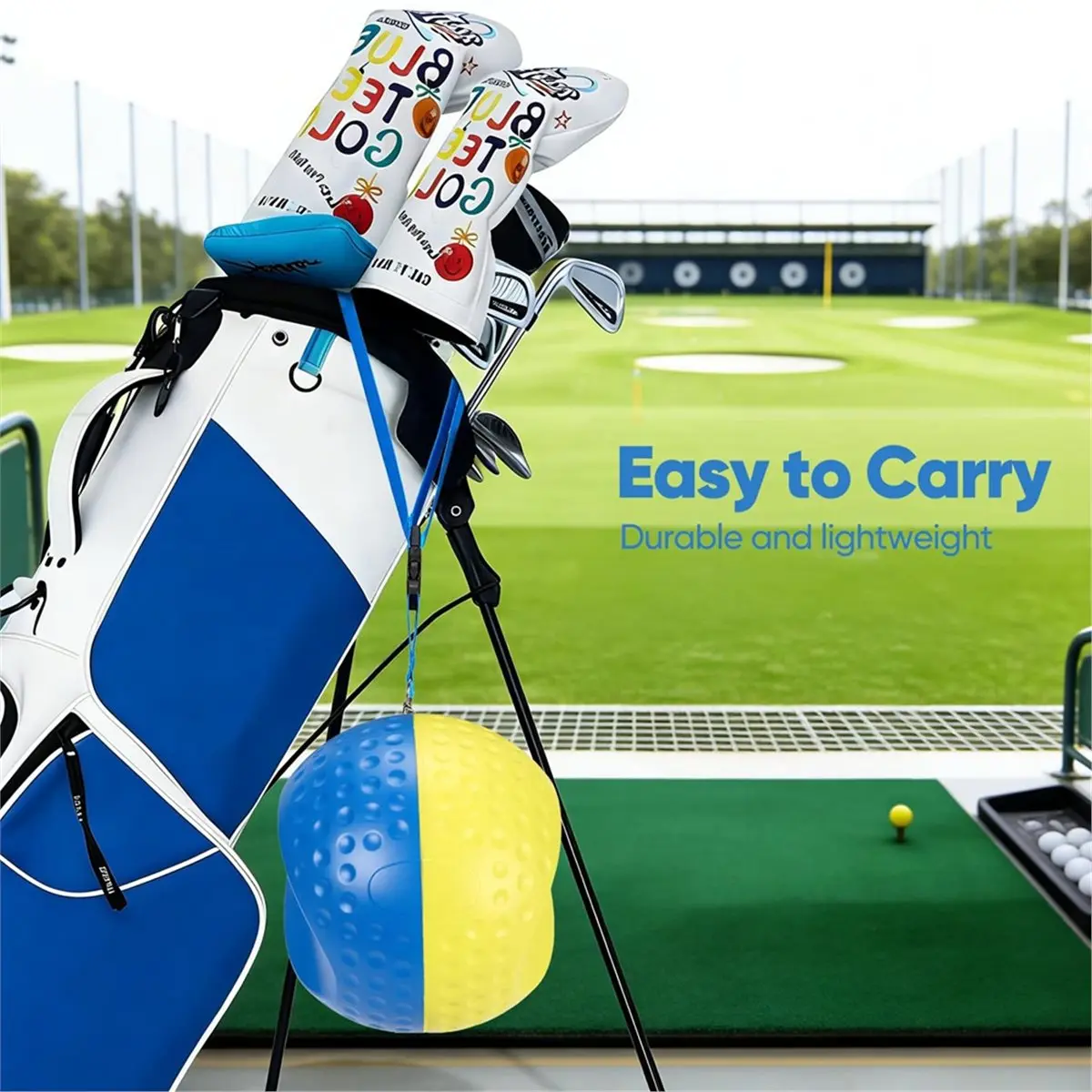 618 Mega Sale Golf Training Ball, Portable Golf Swing Trainer Ball Golftraining Aid with Carry Rope Posture & Motion Correction
