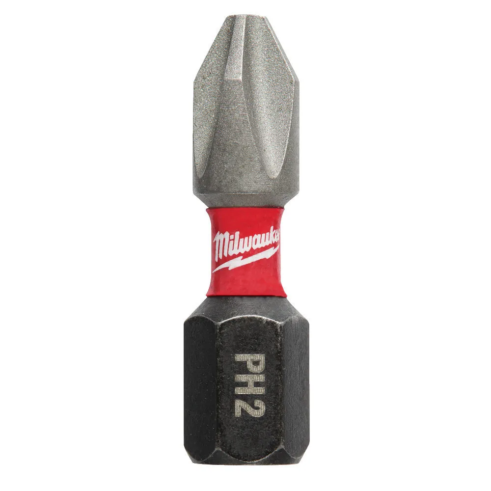 Milwaukee PH2 25MM 10PCS Impact Bit Hight Hardness Alloy Driver Head Screwdriver Tool Attachment