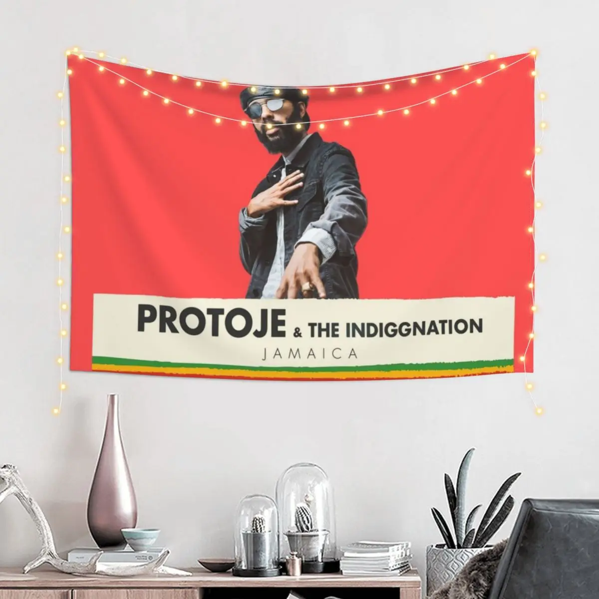 Protoje And The Indiggnation Jamaican Subculture Singer Tapestry Decor For Room Decoration Room Cute Room Decor Tapestry