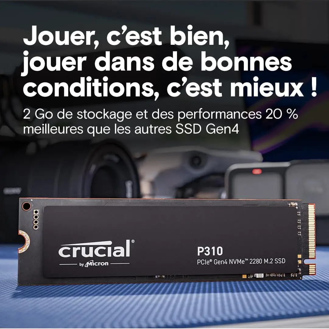 Crucial P310 1TB 2280 PCIe Gen4 3D NAND NVMe M.2 SSD 최대 7100MB/s 내장형 SSD